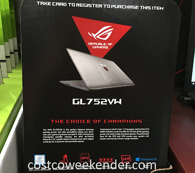 Costco 1094095 - Asus ROG GL752VW 17.3 inch Gaming Laptop - a computer great for your home or the office