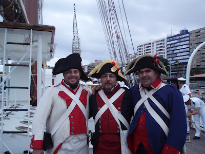 fusilero, miliciano de La Laguna y miliciano artillero de la Gesta 25 julio 1797 de Tenerife