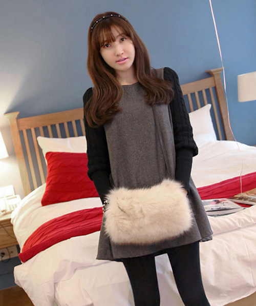 Ivory Fur Bag