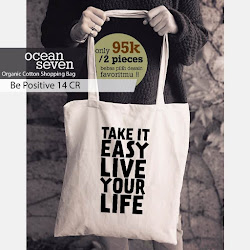 OceanSeven_Shopping Bag_Tas Belanja__Inspirational Quotes_Be Positive 14 CR