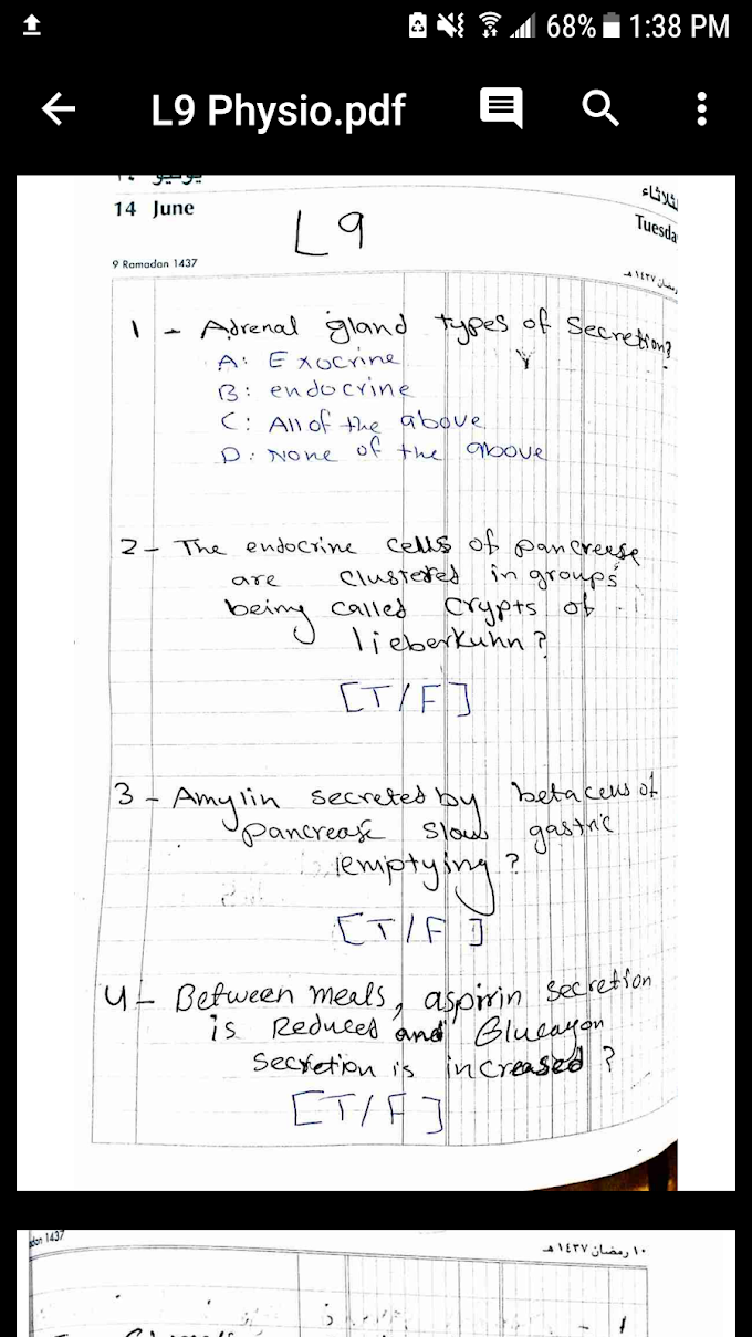 L9 Endocrine pancreas and diabetes mellitus 