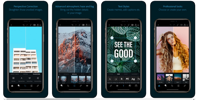 Download Adobe Photoshop Express  for iPhone and iPad