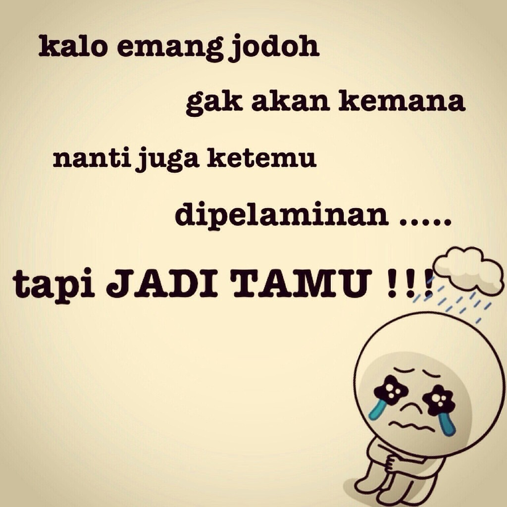 Gambar Lucu Cinta Bertepuk Sebelah