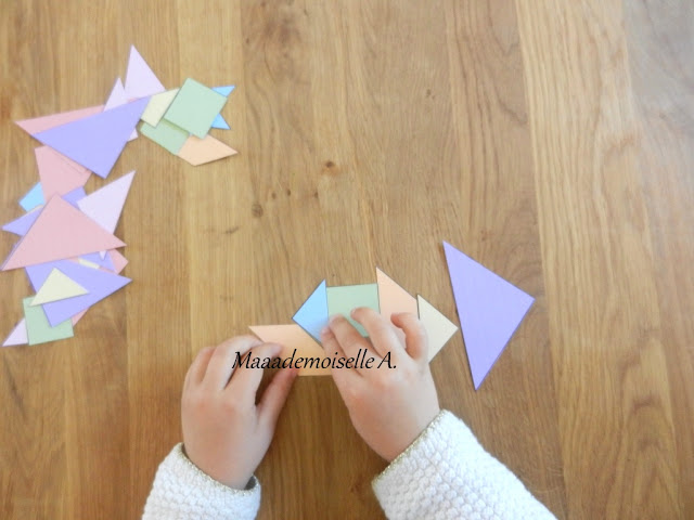 || Activité : Tangram pastel et cartes modèles à imprimer