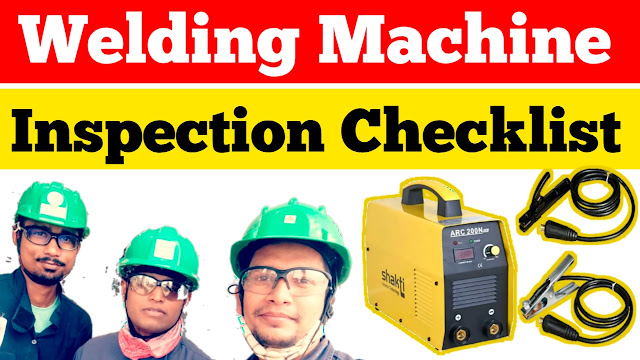 Welding Machine Inspection Checklist.