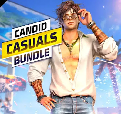 Candid Casuals Bundle Next Gold Royale Free Fire OB37 Update