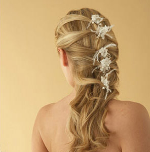 Braid romantic Wedding  hairstyle