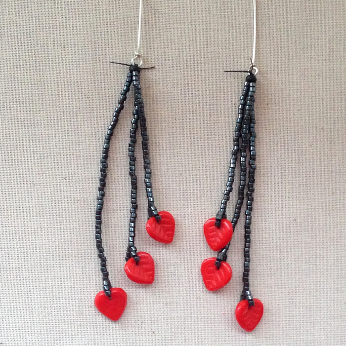 Free DIY Jewelry Project - tassel beaded earrings: Lisa Yang's Jewelry Blog