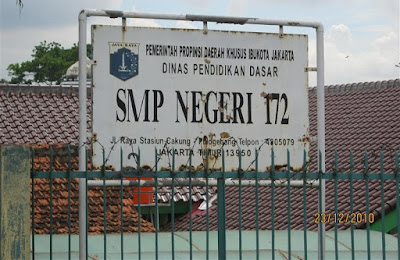 SMP Negeri 172, Pulo Gebang, Cakung, Jakarta Timur