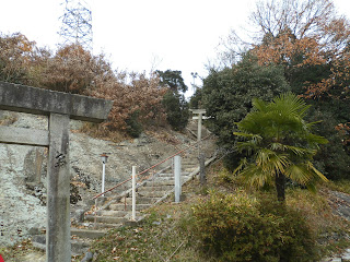 たつの市にある古宮神社の鳥居です