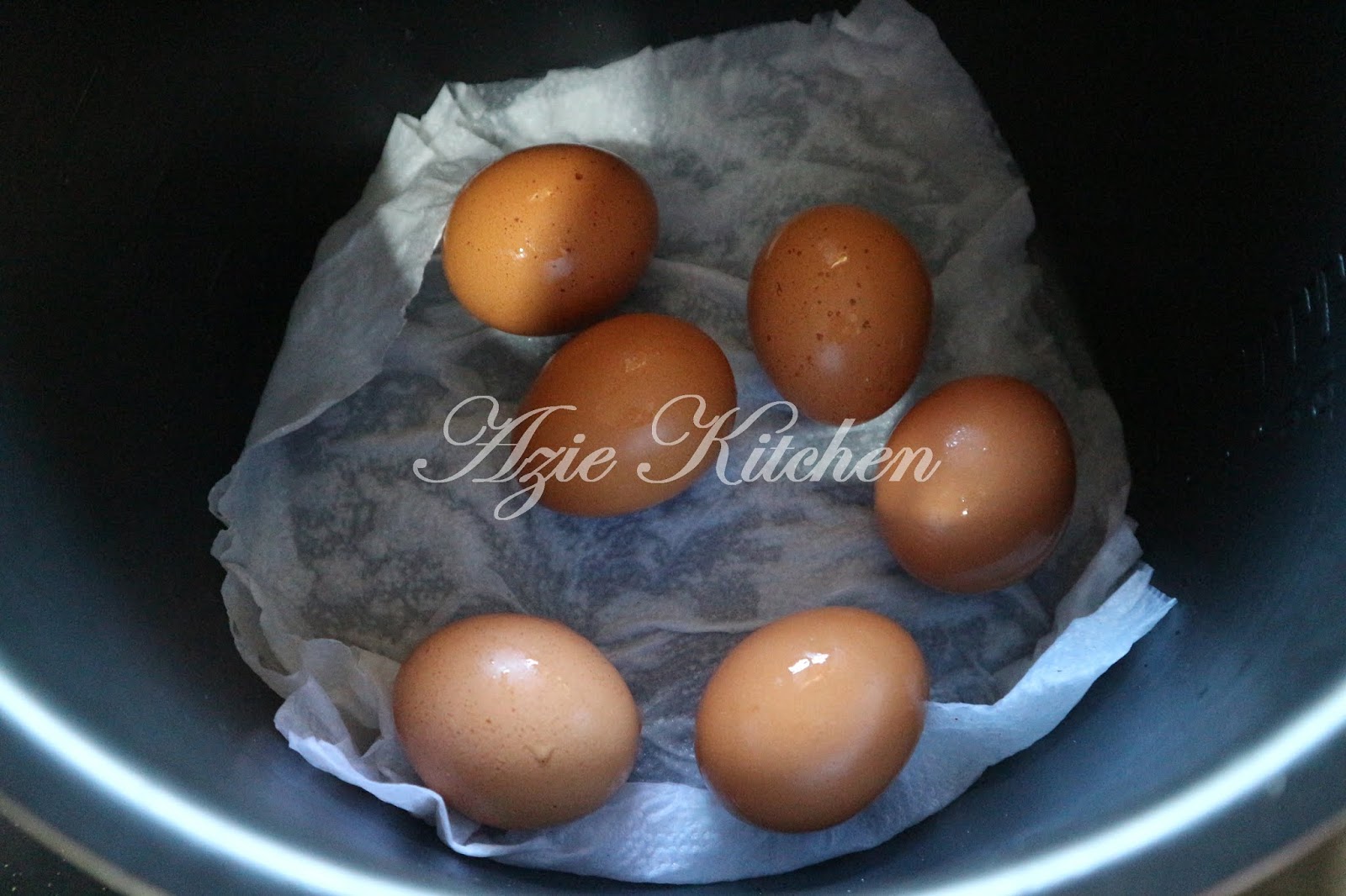 Kari Telur Dengan Kacang Buncis - Azie Kitchen