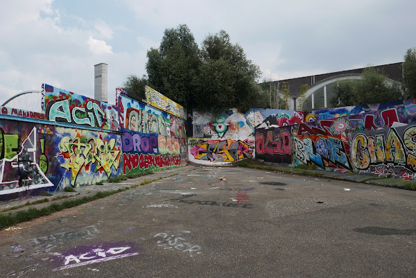 Graffiti, Vasim-terrein/Honig-complex/Waalhalla Nijmegen