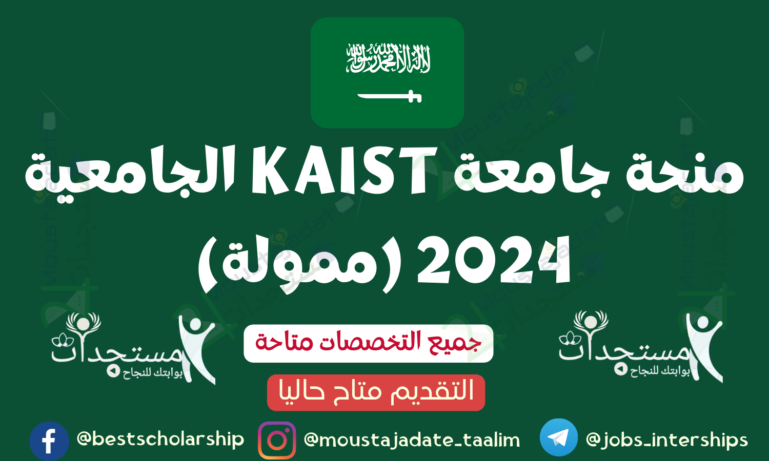منحة جامعة KAIST الجامعية 2024 (ممولة)