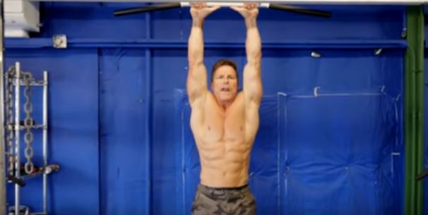 Men Over 40 Hanging Leg Raise Ab Workout for Core Strength
