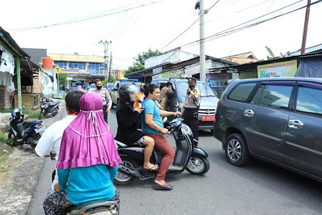 Pemkot Bersama Polres Prabumulih Berikan Himbauan Kepada Masyarakat