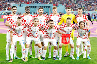 SELECCIÓN DE CROACIA. Temporada 2022-23. Josip Šutalo, Joško Gvardiol, Marko Livaja, Josip Stanišić, Dominik Livaković, Ivan Perišić. Mislav Oršić, Lovro Majer, Mateo Kovačić, Andrej Kramarić, Luka Modrić. SELECCIÓN DE CROACIA 2 SELECCIÓN DE MARRUECOS 1 Sábado 17/12/2022, 16:00 horas. XXII Copa Mundial de fútbol de la FIFA Catar 2022, partido por el tercer puesto. Khalifa, Al Rayyan, Catar, estadio Internacional Khalifa: 44.137 espectadores. GOLES: ⚽1-0: 7’, Joško Gvardiol. ⚽1-1: 9’, Achraf Dari. ⚽2-1: 42’, Mislav Oršić.