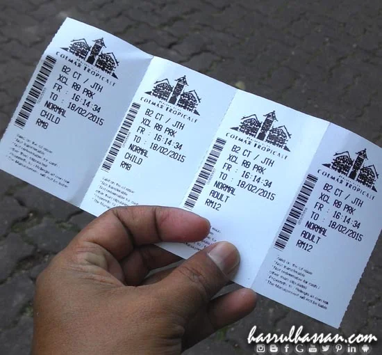 Harga tiket ke Perkampungan Jepun, Bukit Tinggi, Pahang