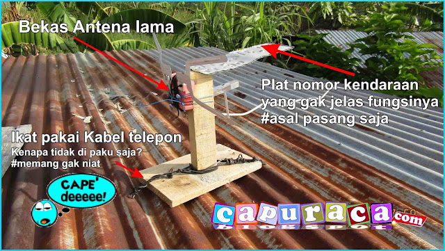 DIY Antena TV, bikin antena tv sendiri,membuat antena sendiri,