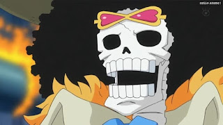 ワンピースアニメ パンクハザード編 608話 ブルック | ONE PIECE Episode 608