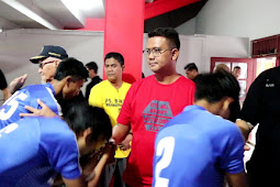 Bupati Bintan Berikan Motivasi PS Bintan Melaju Ke 32 Besar Liga 3 Nusantara 2017 