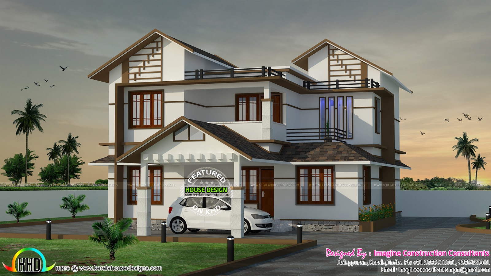  Kerala  home  design and floor plans 