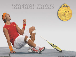 Rafael Nadal Olympic Gold 2008 Wallpaper
