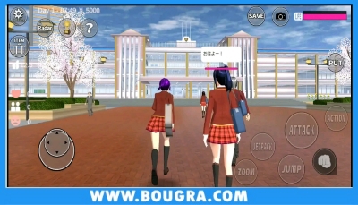 تحميل لعبة SAKURA School Simulator للاندرويد من ميديا فاير