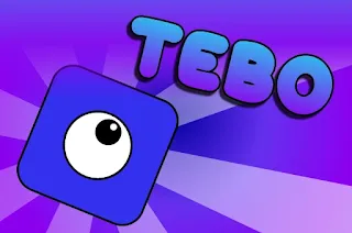 لعبة المكعب الأزرق ومغامرة الوصول لبوابة الخروج Tebo