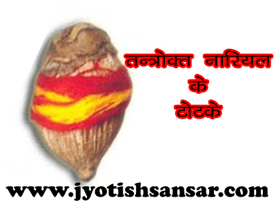 Laghu Nariyal ke Totkay in Jyotish