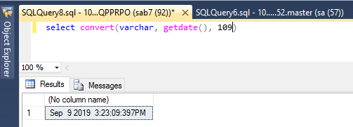 Format Date SQL Server