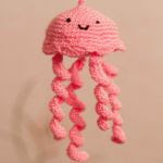 patron gratis medusa amigurumi, free amigurumi pattern jellyfish 