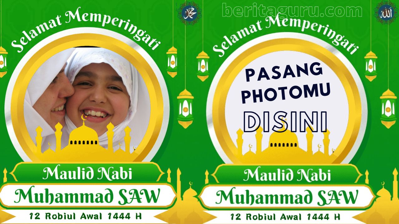 Pasang Twibbon Pilihan Terbaik Hari Maulid Nabi yang dapat di share ke Instagram, WhatsApp, Facebook, Twitter, atau media sosial kita untuk memeriahkan Hari Maulid Nabi Muhammad SAW pada 12 Rabiul Awal 1444 H atau 8 Oktober 2022