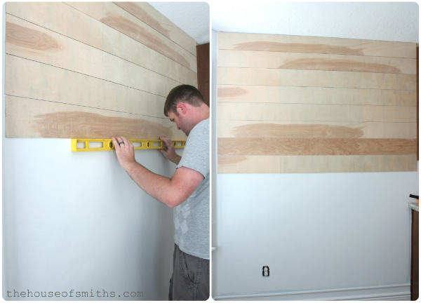 DIY Wood Planked Walls Tutorial