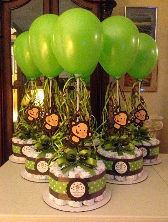 Monkey Baby Shower Decorations: Cute Decoration - Worlds of