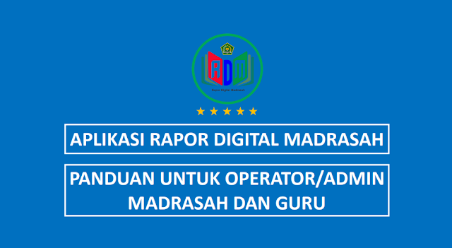 Panduan RDM untuk operator/admin Madrasah dan Guru