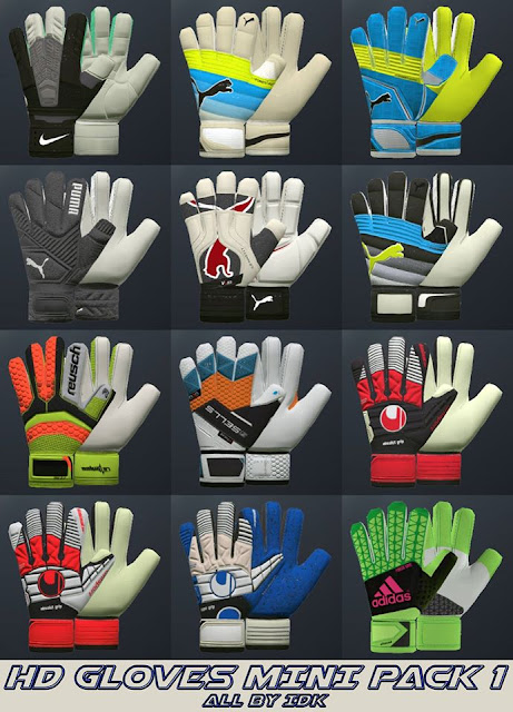 PES 2016 HD GLOVES MINI PACK 1 BY IDK