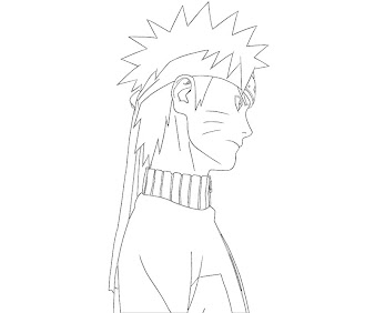 #4 Naruto Coloring Page