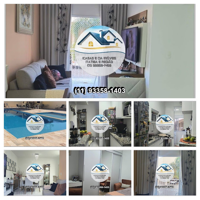 Nova Itatiba, Itatiba SP, Vende ou Permuta Apartamento 3 dorm. s/1 suíte