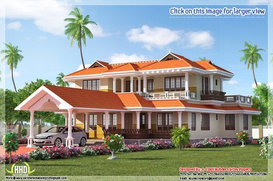 Kerala style home plan