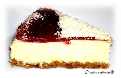 Tarta de queso con chocolate blanco