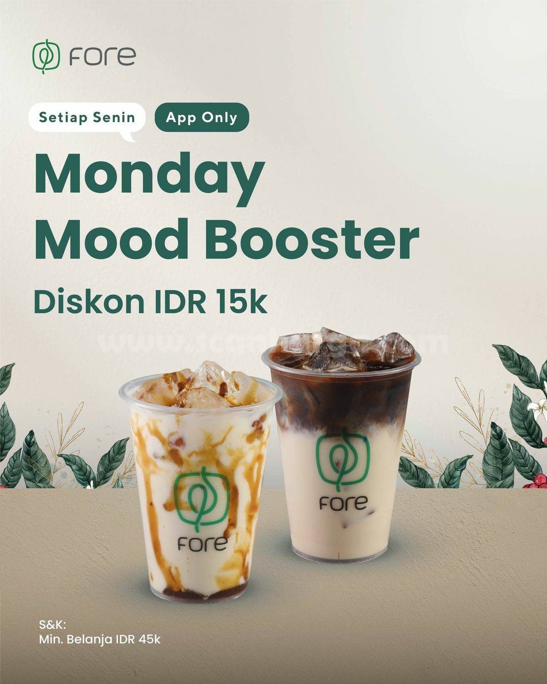 Fore Coffee Promo Monday Mood Booster – Diskon Rp 15.000