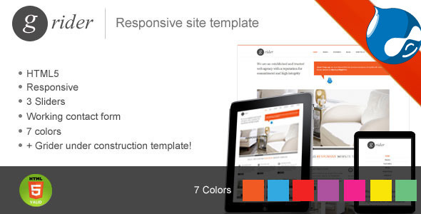 Grider Best Drupal 7 Theme, Best Drupal theme, Free drupal Theme,Premium Drupal Theme,best drupal designs