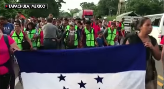 caravan is 'an attack on America'