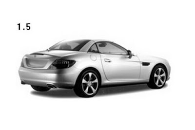 Mercedes SLK 2012 First  patent sketches