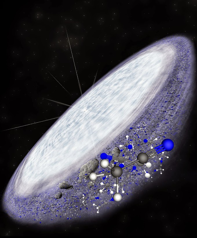 Moleculas orgânicas complexas foram encontradas num sistema estelar jovem