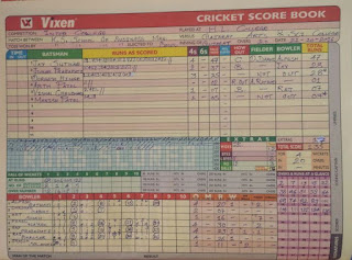 cricket scoring sheet