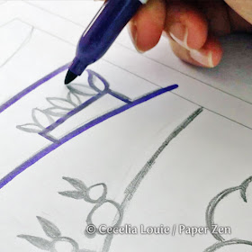 papercut landscapes pencil