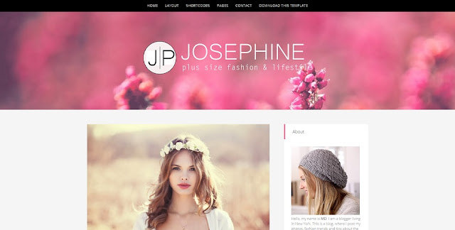 josephine blogger template