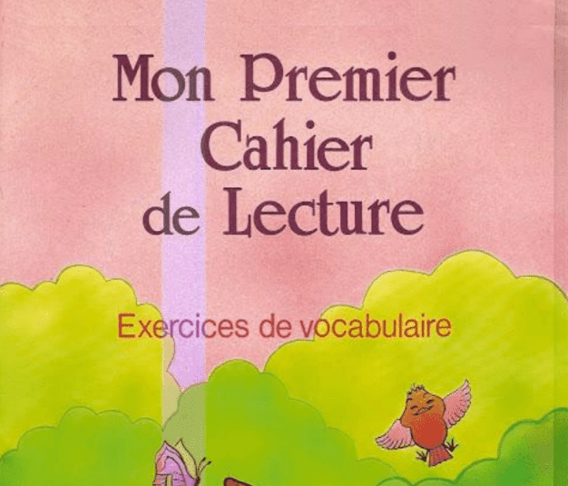 كراسة رائعة لتنيمة وتطوير مهارة القراءة باللغة الفرنسية Mon premier cahier de lecture Exercices de vocabulaire