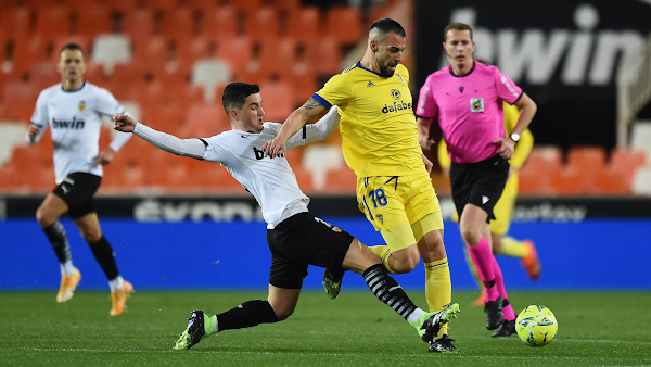 Ver en directo el Valencia - Cádiz